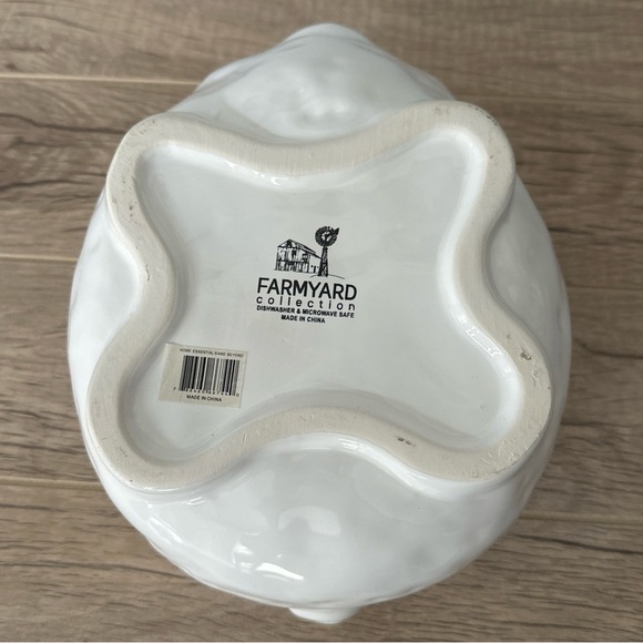 Farmyard Collection Ceramic Pig Planter or Foodsafe Serving Bowl Farmhouse - Picture 8 of 11